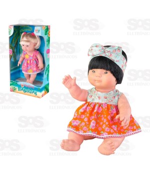 Boneca Meninas Brasileiras Japonesa 33CM Milk 642