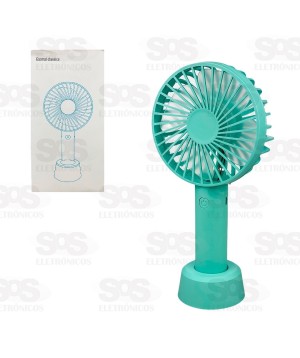 Mini Ventilador Portátil De Mão e Mesa Recarregável SS-2