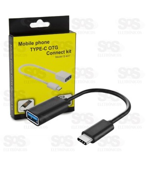 Adaptador OTG Para Type-C Para USB 3.0 k07