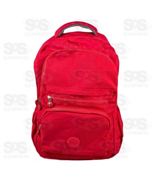 Mochila Universitária 6 Bolsos Cores Variadas AL-C-10215