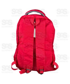 Mochila Universitária 6 Bolsos Cores Variadas AL-C-10215