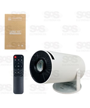 Projetor Smart LED Multimídia 4K HDMI/USB/P2 HY300