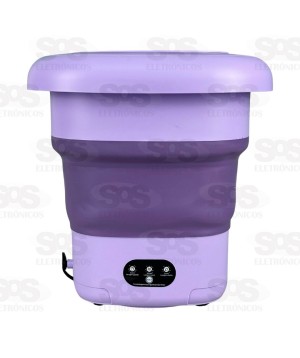 Máquina de Lavar Elétrica Dobrável 8 Litros MLSC-01