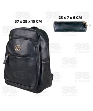 Mochila Fashion 4 Bolsos Com Estojo Altomex AL-07-1072