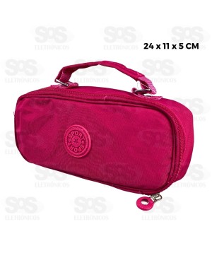 Estojo Poliéster 1 Zíper 24CM Altomex AL-07-0610