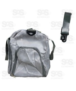 Bolsa De Para Academia Grande 6 Bolsos Poliéster AL-C-2602