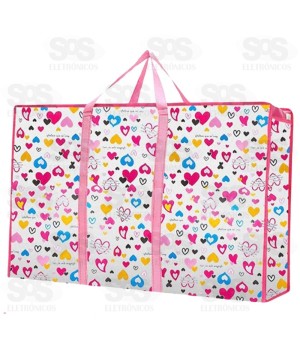 Sacola de Nylon Com Zíper 55x50x25CM Altomex HZ-07-0011