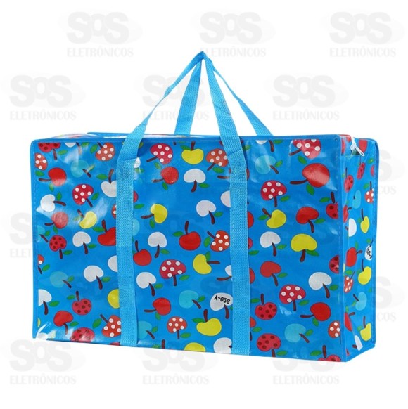 Sacola de Nylon Com Zíper 70x60x25CM Altomex HZ-07-0010