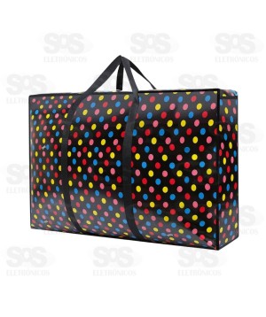 Sacola de Nylon Com Zíper 80x70x25CM Altomex HZ-07-0009