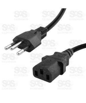 Cabo De Força Tripolar 1,20 Metros Luatek LK-7601