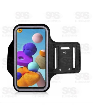 Braçadeira Sport Neoprene Para Celular Até 5.5 Cores Variadas