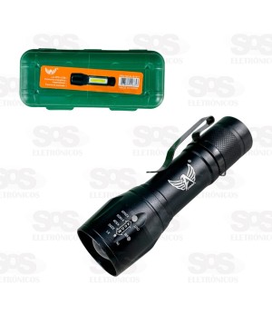 Mini Lanterna de LED COB 3 Modos Alumínio Altomex AL-B1917