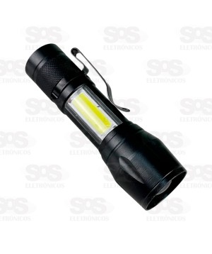 Mini Lanterna de LED COB 3 Modos Alumínio Altomex AL-B1917
