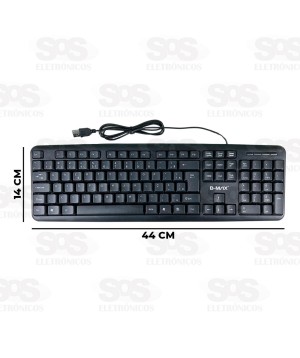 Teclado Padrão Teclas Silenciosas USB Altomex BM-T02