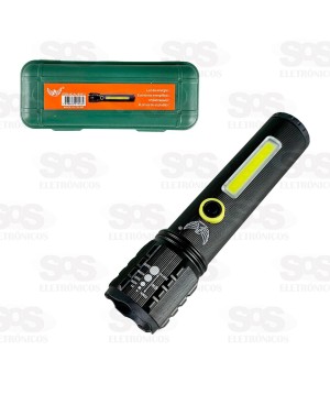 Mini Lanterna de LED 3 Modos Alumínio Altomex AL-B1913