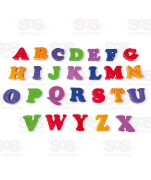 Jogo De Letrinhas Brincando Com Letras 26 Peças Pica Pau 888