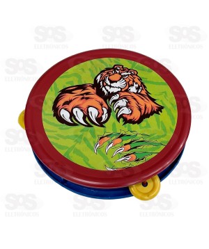 Pandeiro Estampado 14,5CM Mini Toys 0279