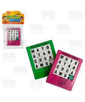 Jogo Racha Cuca Letras Colorido Mini Toys 1037
