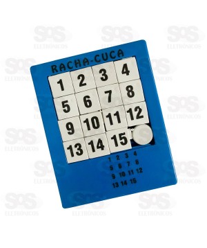 Jogo Racha Cuca Letras e Números Colorido Mini Toys 1035A