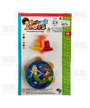 Kit Pandeiro Com Apitos Coloridos Mini Toys 554