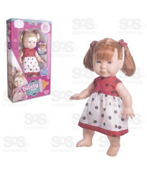 Boneca Bibely Doll Ruiva Nova Toys 1093