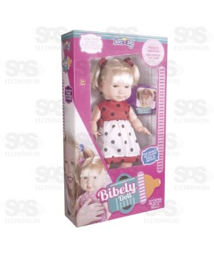 Boneca Bibely Doll Loira Nova Toys 1092