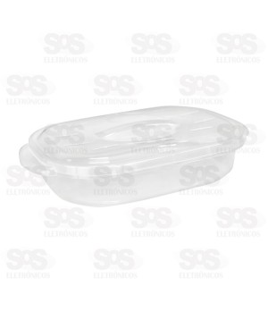Pote Retangular Multiuso Com Tampa Ercaplast 2862