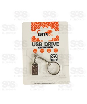 Pen Drive Chaveiro 32GB Eletroomex EL-AU-32