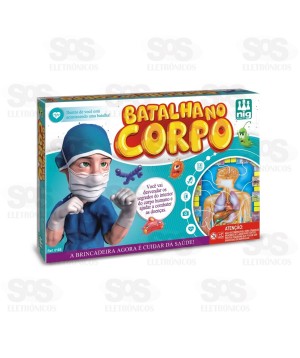 Jogo Batalha No Corpo Brinquedo Nig 165