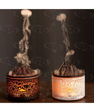 Difusor Umidificador De Ar Vulcânico 230ML Com LED Eletromex EL-5504