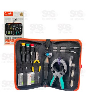 Kit de Ferramentas Precisão 16 Peças Eletromex EL-1704