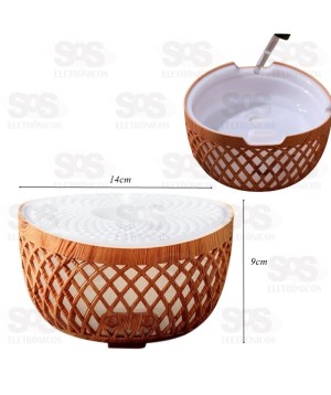 Difusor Umidificador Aromático Decorativo Com Iluminação Eletromex EL-5509