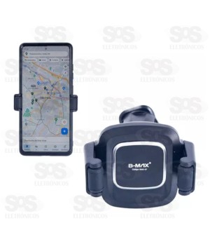 Suporte De Celular Saída de Ar Com Rodinhas Até 8,5cm Bmax BMG-27