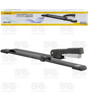 Grampeador Metal de Longo Alcance 25 Folhas B-Max BM-K06