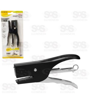 Mini Grampeador de Metal Alicate até 12 folhas B-Max BM-K07
