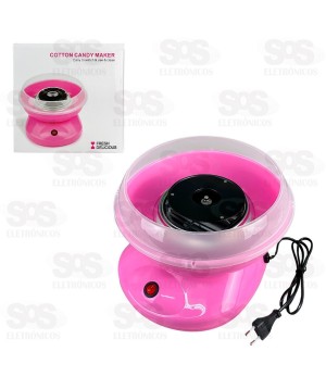 Máquina de Algodão Doce Portátil 110V Cores Variadas