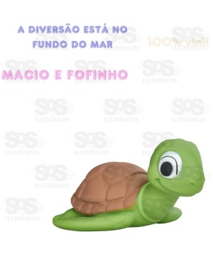 Tartaruga Fofinha Vinil Puff Toys 034