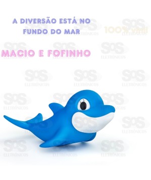 Golfinho Fofinho Mar Vinil Puff Toys 036