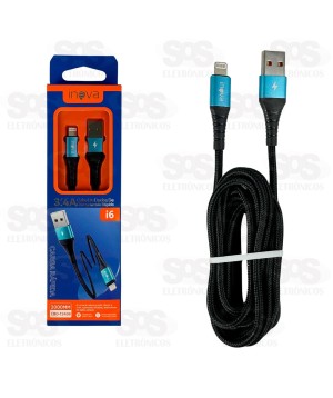 Cabo De Nylon Para Iphone 3.4A 2 Metros Inova CBO-12438 I6