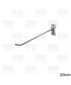 Gancho Metálico Para Painel Canaletado 0.5mmx20cm Barcelona BAR-22401-1