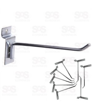 Gancho Metálico Para Painel Canaletado 0.5mmx20cm Barcelona BAR-22401-1