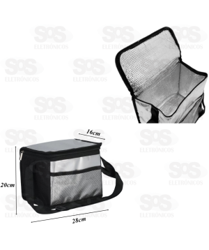 Bolsa Térmica 9 Litros Alça Regulável Top Útil 1384