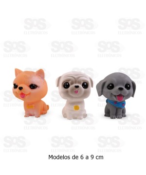 Baby Cachorrinhos Vinil Com 3 Unidades Hora Do Banho 4124