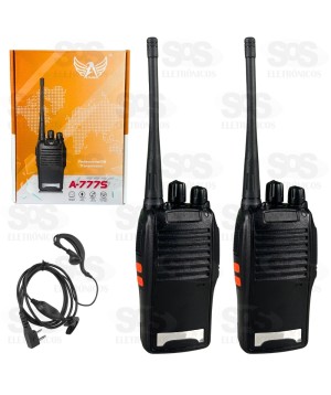 Kit Walk Talk 2 Rádios Comunicador Completo Altomex A-777S