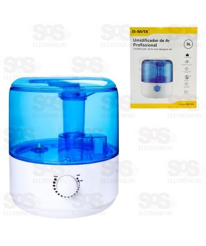 Umidificador De Ar Profissional 3 Litros Bivolt B-Max BM-U02