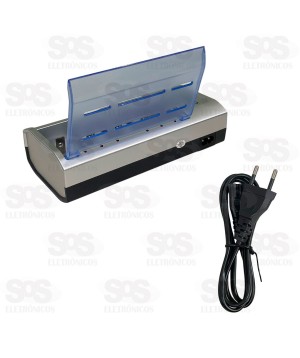 Carregador De Pilha e Bateria AA/AAA/C/D/9V Bivolt Flex Gold FX-C06