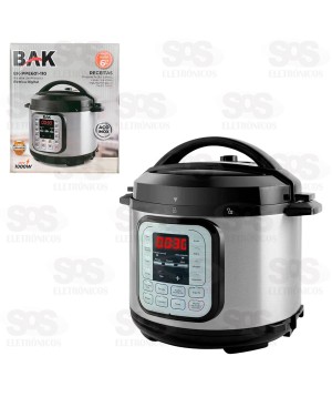 Panela De Pressão Elétrica Digital 6 Litros 127V Bak BK-PPE601-110