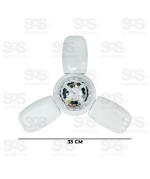 Lâmpada LED RGB Com Música 3 Hélices 35W X-Cell XC-GL-03B