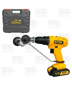 Parafusadeira Elétrica Com Cortador De Chapa 48V B-Tek BT-DZ41