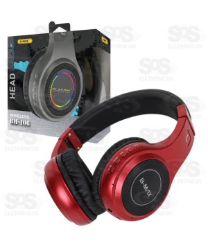Fone De Ouvido Bluetooth Color RGB Estéreo B-max BM-106